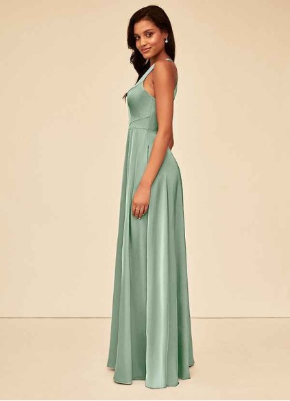 Skolw Ceria Stretch Satin Dress Skolw Ceria Stretch Satin Dress