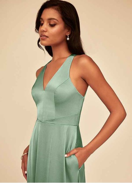Skolw Ceria Stretch Satin Dress Skolw Ceria Stretch Satin Dress
