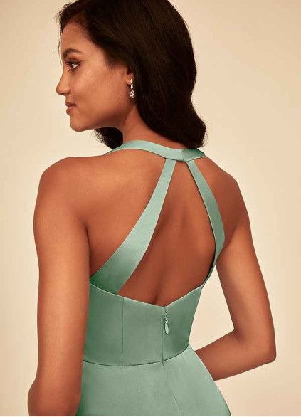 Skolw Ceria Stretch Satin Dress Skolw Ceria Stretch Satin Dress