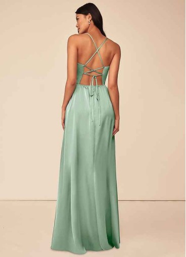 Skolw Raya Stretch Satin Dress