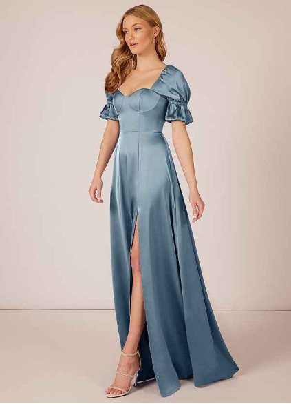 Skolw Harlie Stretch Satin Dress Skolw Harlie Stretch Satin Dress