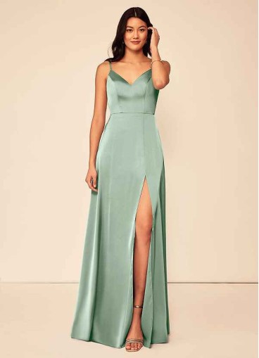 Skolw Alexandria Stretch Satin Dress