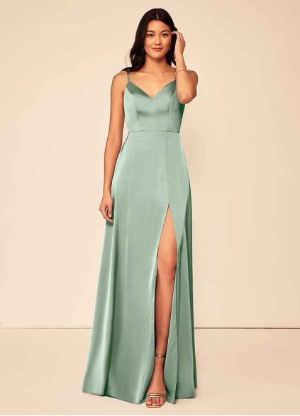 Skolw Alexandria Stretch Satin Dress
