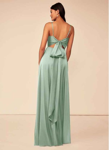 Skolw Alexandria Stretch Satin Dress