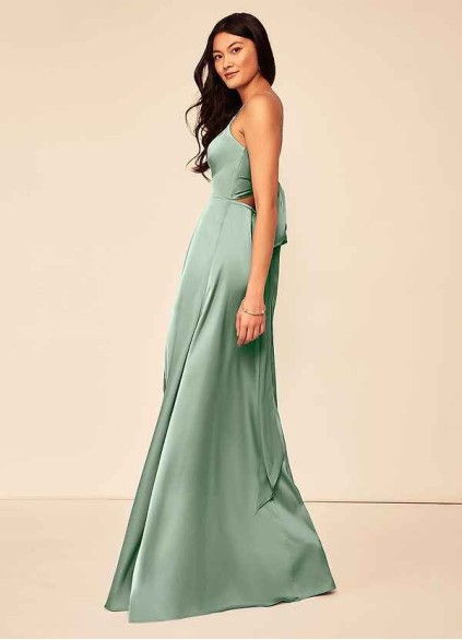 Skolw Alexandria Stretch Satin Dress