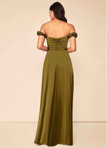 Skolw Asha Stretch Satin Dress