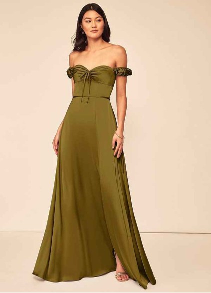 Skolw Asha Stretch Satin Dress Skolw Asha Stretch Satin Dress