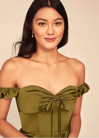 Skolw Asha Stretch Satin Dress Skolw Asha Stretch Satin Dress