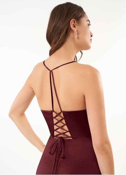 Skolw Maksim Stretch Satin Dress Skolw Maksim Stretch Satin Dress