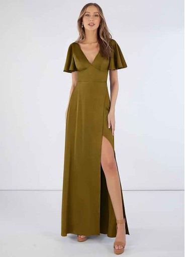 Skolw Lani Stretch Satin Dress