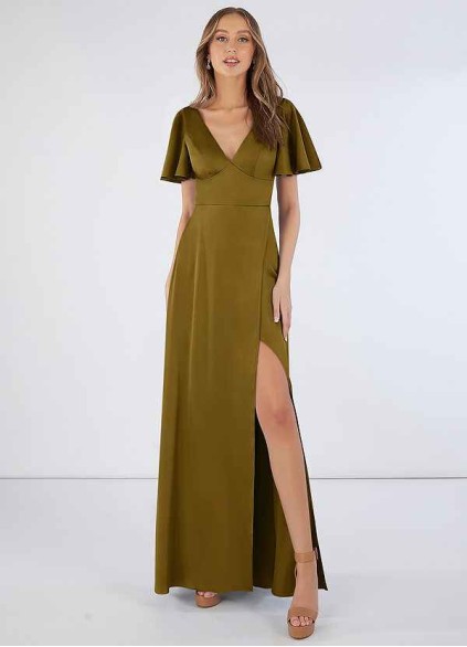 Skolw Lani Stretch Satin Dress