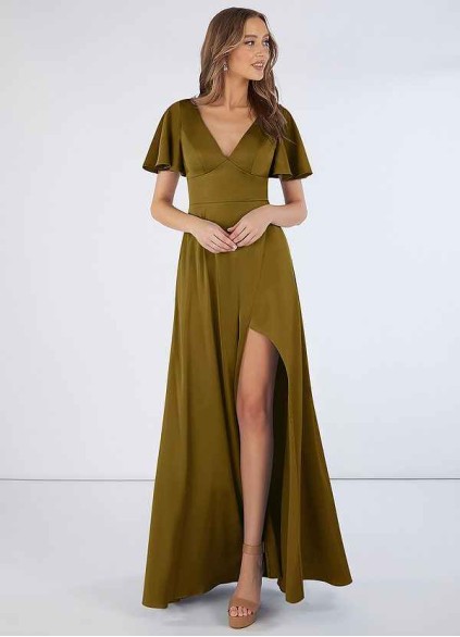 Skolw Lani Stretch Satin Dress