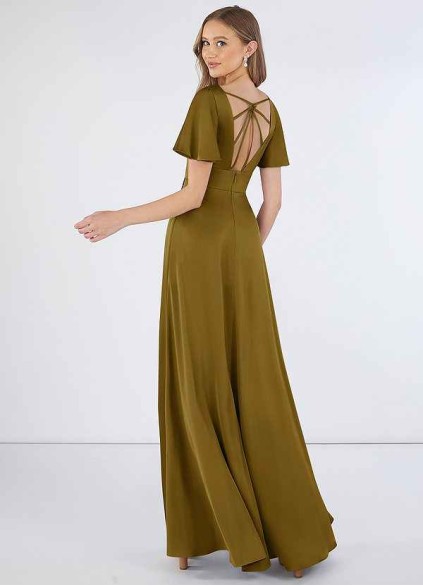 Skolw Lani Stretch Satin Dress