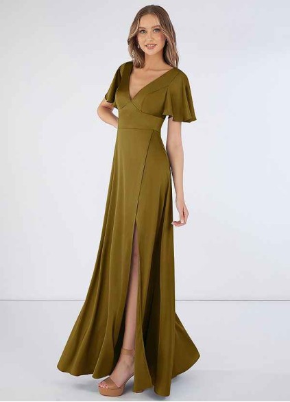 Skolw Lani Stretch Satin Dress