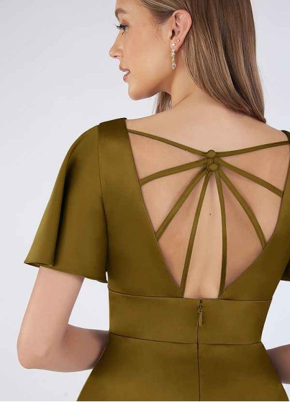 Skolw Lani Stretch Satin Dress