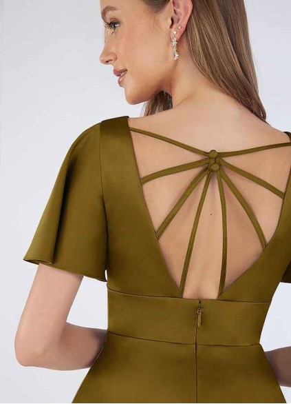 Skolw Lani Stretch Satin Dress