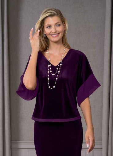 Skolw Fianna Velvet Blouse
 ( Final Sale )
