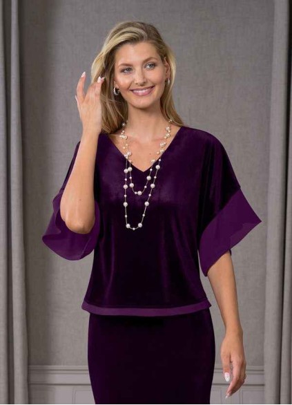 Skolw Fianna Velvet Blouse
 ( Final Sale )