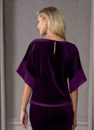 Skolw Fianna Velvet Blouse
 ( Final Sale )