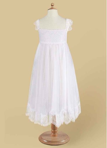 Skolw Guava Flower Girl Dress