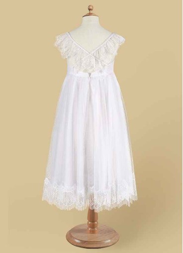 Skolw Guava Flower Girl Dress