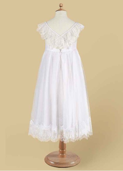 Skolw Guava Flower Girl Dress Skolw Guava Flower Girl Dress