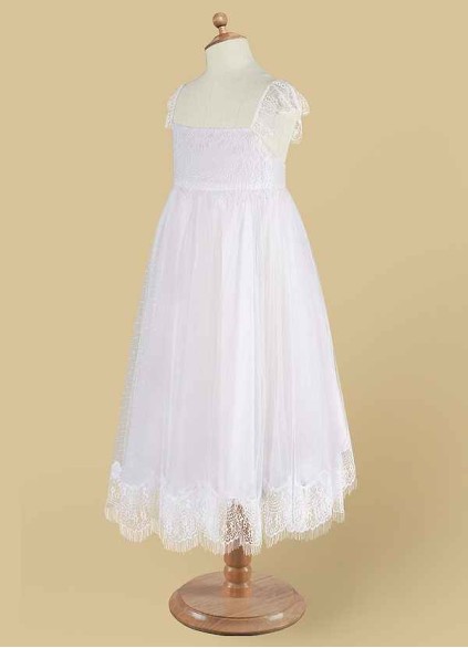 Skolw Guava Flower Girl Dress Skolw Guava Flower Girl Dress
