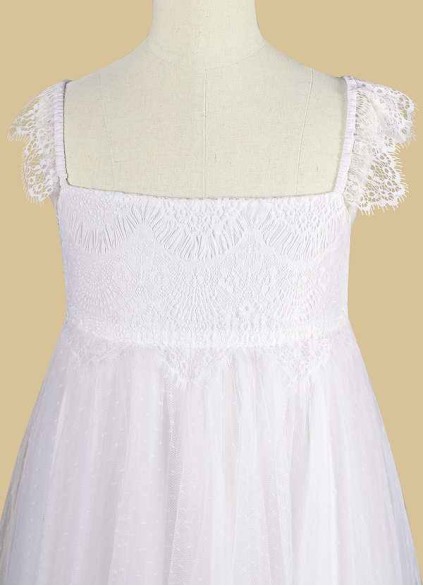 Skolw Guava Flower Girl Dress Skolw Guava Flower Girl Dress