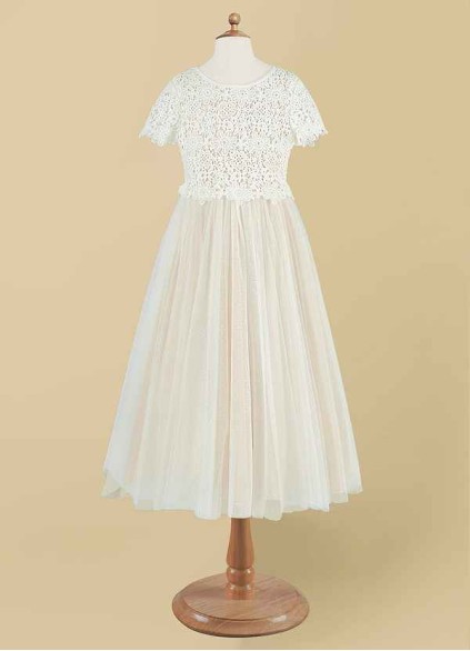 Skolw Petal Flower Girl Dress