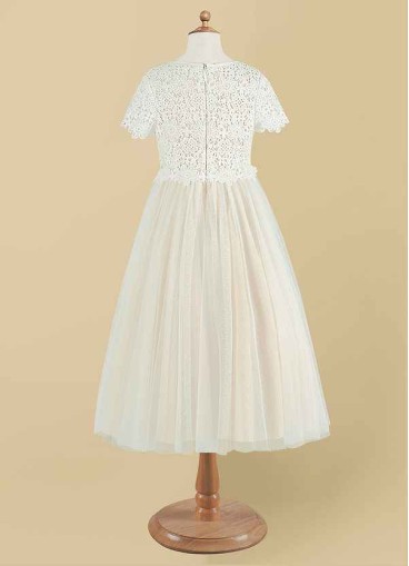 Skolw Petal Flower Girl Dress
