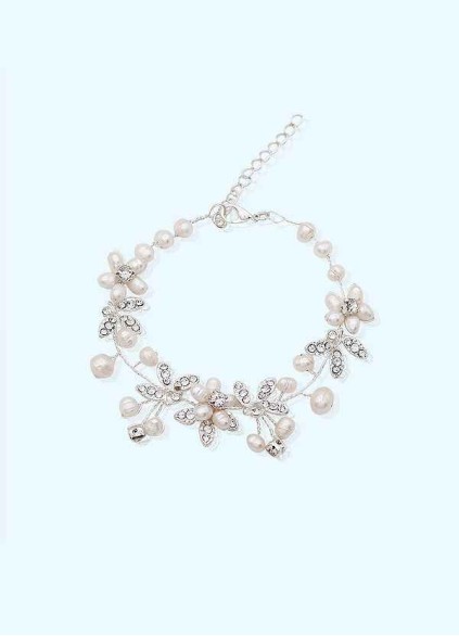 Spring Pearl Cluster Bracelet Spring Pearl Cluster Bracelet